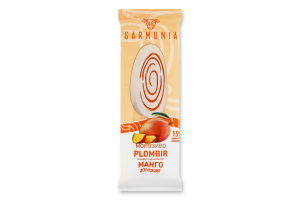 Мороженое 15% пломбир и сорбет с наполнителем Манго Garmonia м/у 65г
