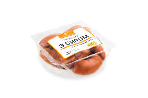 Сардельки вареные С сыром Соколівські в/с кг