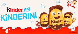 Печиво хрустке з какао-молочним декором Kinderini Kinder к/у 4х25г