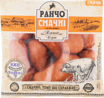 Сардельки из мяса птицы Вкусные Ранчо 1с кг