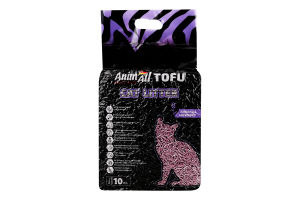 Наповнювач д/котячих туалетів Тоффу з ароматом лаванди 10л ЕнімАлл