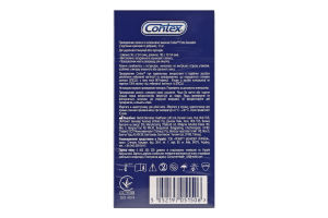 Презервативы латексные с крупными точками и ребрами с силиконовой смазкой Extra sensation Contex 12шт