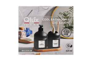 Набір для ванни скло 0.42л №С-00526 Qlux Ideas 3шт