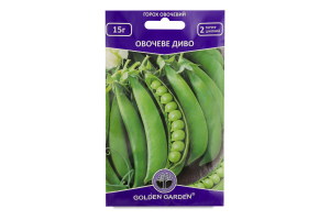 Насіння GoldenGarden Горох ОвочевеДиво овоч гігант