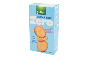 Печенье песочное без сахара Short bread Zero Gullon к/у 2х165г