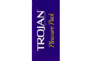 Trojan Premium Lubricated Latex Condoms Pleasure Pack - 36 CT