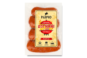 Ковбаски Вогняні з чилі Ранчо в/к в/с кг