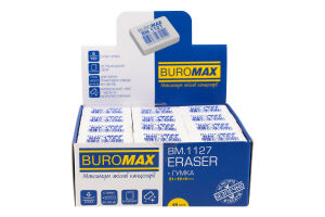 Гумка 31х19х9мм №BM.1127 Buromax 1шт