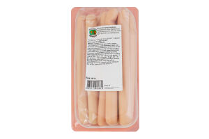 Сосиски вареные Топтуны с курицей Укрпромпостач-95 в/с лоток 0.38кг