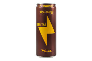 Напиток слабоалкогольный энергетический 330мл 7% сильногазированный Espresso Bummer ж/б