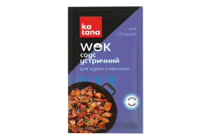 Соус для курицы с овощами Устричный Wok Katana м/у 60мл