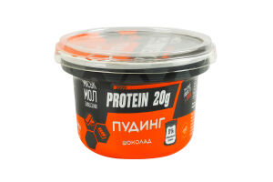 Пудинг нежирный протеиновый с сиропом Шоколад Protein 20g Міськмолзавод №1 ст 200г