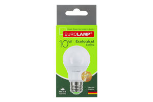 Лампа светодиодная 10W E27 4000K Ecological Eurolamp 1шт