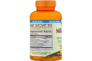 Sundown Naturals Milk Thistle Xtra 240mg Herbal Supplement Capsules - 250 CT