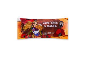 Булка здобна Слов'янка з маком Кулиничі м/у 270г