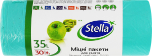 Пакеты для мусора прочные 35л Stella 30шт