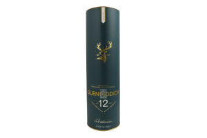 Виски 0.7л 40% односолодовый 12YO Glenfiddich тубус