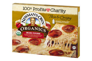 Newman's Own Organics Pizza Thin & Crispy Uncured Pepperoni