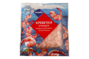 Креветки очищенные глазированные Премія в/м м/у 500г