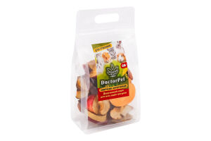 Ласощі д/гризунів Сублімовані овочі та фрукти 60г блістер Doctor Pet