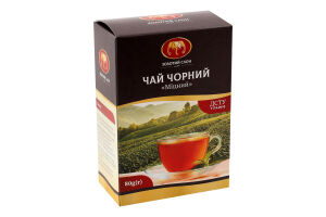 Чай чорний Міцний Золотий слон к/у 80г