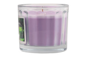 Свічка Лакшері Бузок соєвий віск дерев"яний гніт скло 8*10см Пако ІФ