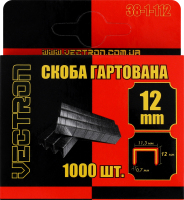 Скоби професійні тип J 12мм 1000шт Вектрон