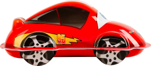 Машинка пластиковая для девочки и мальчика с конфетами и сюрпризом Lucky car Wooow п/у 40г в ассорт