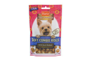 Hartz Tasty Rewards Soft Combo Rolls with Real Chicken and Cheese Flavor