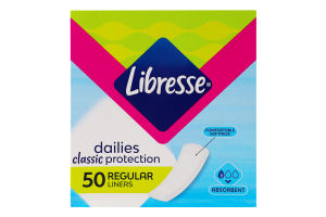 Прокладки ежедневные Regular Classic Libresse 50шт