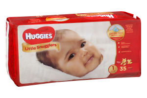 Huggies Little Snugglers Diapers Size 1 - 35 CT