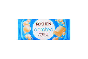 Шоколад білий пористий Roshen м/у 80г