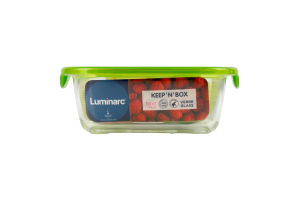 Ємність для їжі прямокутна 370мл Lum. Keep'n Box G8402