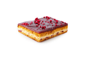 Пиріг Карамельний з малиною ваг