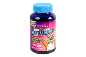 Добавка диетическая таблетки мультижевательные Zoo Friends 21st Century 60шт