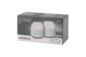 Набір д/солі та перцю Ancona білий порцеляна 2предмети Ardesto