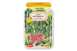 Насіння Огірок Хрустяшка F1 дражоване 3г Яскрава