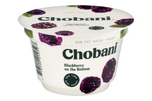 Chobani Greek Yogurt Blackberry On The Bottom