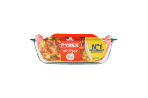 Форма скляна прямокутна 1.2л 23x15х7см №215В100/7948 Air fryer Pyrex 1шт