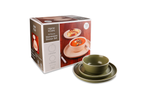 Набір посуду Home&Care оливковий 18пр