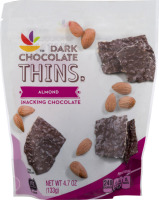 Ahold Dark Chocolate Thins Almond