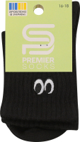 Шкарпетки дитячі з вишивкою Очі висока резинка класичні р.12-20 Premier Socks