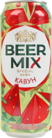 Пиво специальное 0.5л 2.5% пастеризованный Арбуз BeerMix ж/б