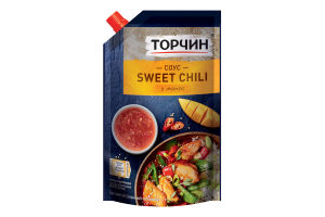 Соус пастеризований з манго Солодкий чилі Торчин д/п 200г