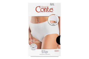 Труси жіночі Conte elegant Basic Collection №LB2002 110/XXL black