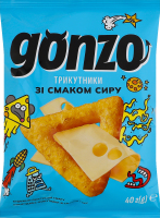 Трикутники кукурудзяні зі смаком сиру Gonzo м/у 40г