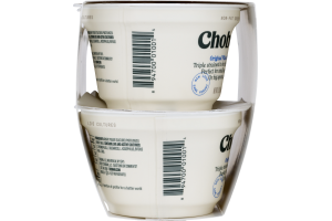 Chobani Greek Yogurt Plain Non-Fat - 4 PK