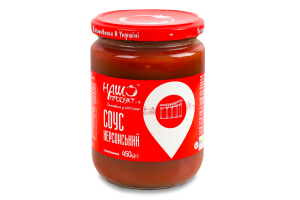 Соус стерилизованный Херсонский Наш продукт і К с/б 450г