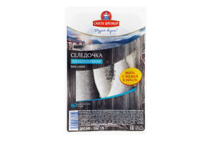 Оселедець філе в олії Санта Бремор сл/с з/ш лоток 240г