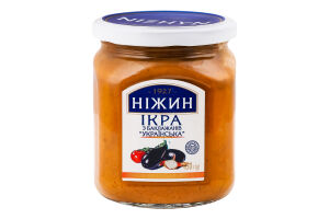 Икра из баклажанов Украинская Ніжин с/б 450г